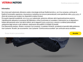 'vetrinamotori.it' screenshot