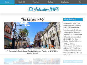 'elsalvadorinfo.net' screenshot