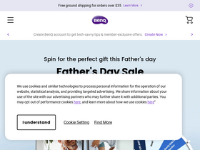 'benq.eu' screenshot