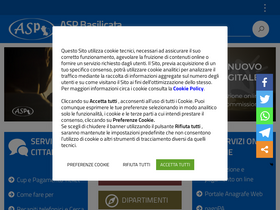 'aspbasilicata.it' screenshot