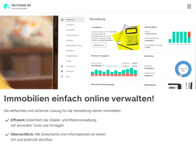 'vermietet.de' screenshot