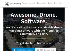 'opendronemap.org' screenshot