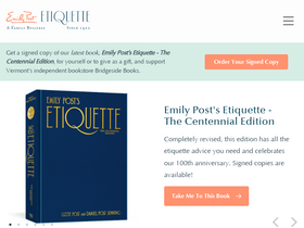 'emilypost.com' screenshot