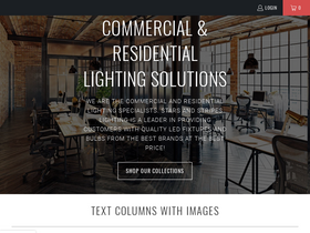 starsandstripeslighting.com homepage screenshot
