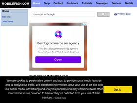 'mobilefish.com' screenshot