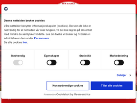 'brann.no' screenshot