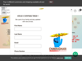 'chakradhari.com' screenshot