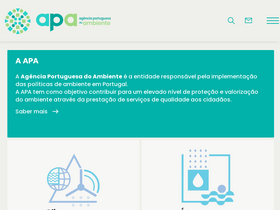 'apambiente.pt' screenshot