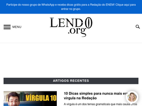'lendo.org' screenshot