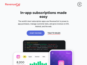 'revenuecat.com' screenshot