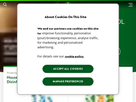 'dettol.co.uk' screenshot