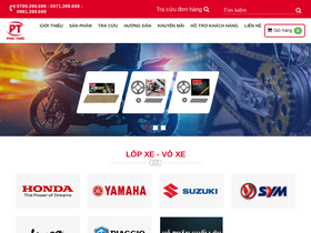 'voxephucthao.vn' screenshot