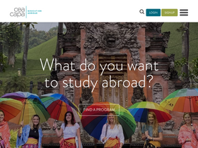 'ceastudyabroad.com' screenshot