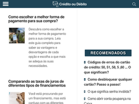 'creditooudebito.com.br' screenshot