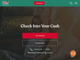 'checkintocash.com' screenshot