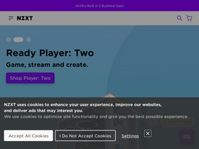 'nzxt.com' screenshot