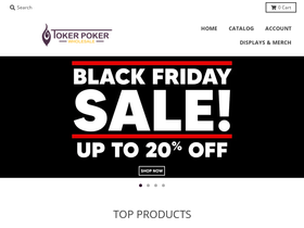 tokerpokerwholesale.com homepage screenshot