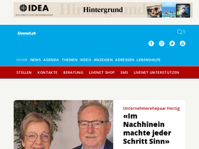 'livenet.ch' screenshot