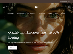 TallowGlow website screenshot