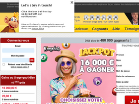 'kingoloto.com' screenshot
