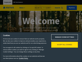 'aviva.com' screenshot