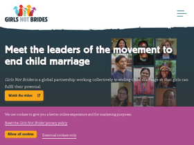 'girlsnotbrides.org' screenshot