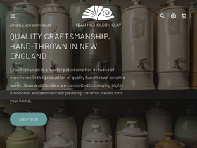 seannicholsonclay.com homepage screenshot