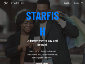 'starfishperks.com' screenshot
