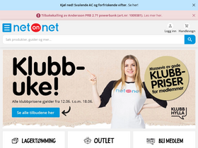 'netonnet.no' screenshot