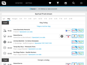 'tvmatchen.nu' screenshot