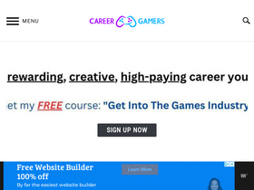 'careergamers.com' screenshot