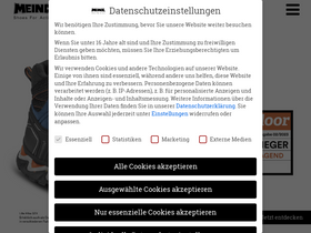'meindl.de' screenshot