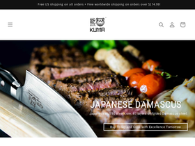 kumaknives.com homepage screenshot