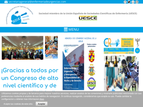 'ciberfebrero2018.enfermeriadeurgencias.com' screenshot