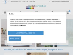 'plakfoliewebshop.nl' screenshot