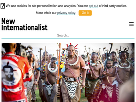 'newint.org' screenshot