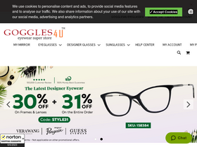 'goggles4u.co.uk' screenshot