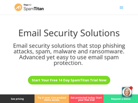 'spamtitan.com' screenshot