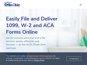 'efile4biz.com' screenshot
