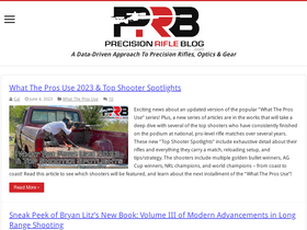 'precisionrifleblog.com' screenshot