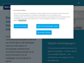 'kuleuven.be' screenshot