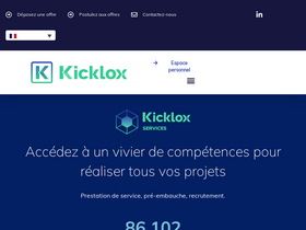 'kicklox.com' screenshot