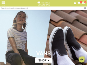 'thelittlegreenbag.com' screenshot