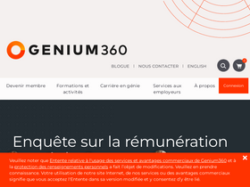 'genium360.ca' screenshot
