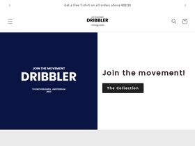 Dribblerclothing website screenshot