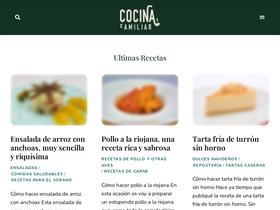 'cocina-familiar.com' screenshot