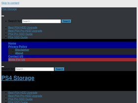 'ps4storage.com' screenshot