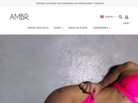 ambrdesigns.com homepage screenshot