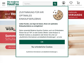 'moderne-hausfrau.at' screenshot