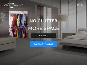 rotatingclosets.com homepage screenshot